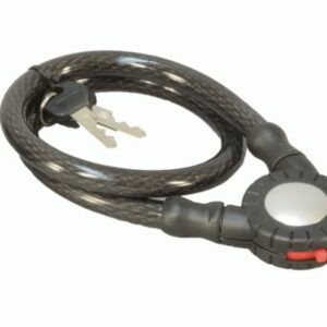 Schloss Gr. M für Rollatoren und Rollstühle, Stahlseil, ø ca.12mm, Länge ca. 60cm