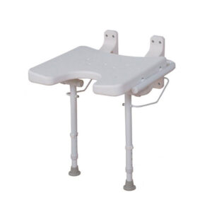 RFM Duschklappsitz Duschsitz Hygieneausschnitt, Belastbarkeit 113 kg