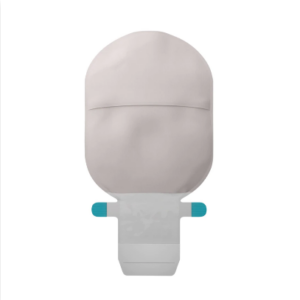 SenSura Mio Konkav einteilig Ausstreifbeutel, Midi, Stoma 10-40mm, lichtgrau, P=10 Stück