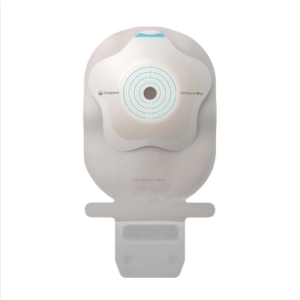 SenSura Mio Konkav einteilig Ausstreifbeutel, Maxi, Stoma 10-40mm, lichtgrau, P=10 Stück