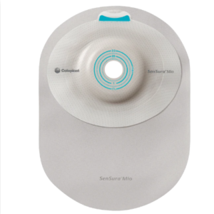 SenSura Mio Konvex Light einteilig geschlossener Beutel, Maxi, Stomagröße 15-33mm, lichtgrau, P=10 Stück, PZN 11098887