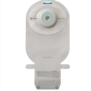 SenSura Mio Konvex einteilig Ausstreifbeutel, Maxi, Stomagröße 15-33mm, lichtgrau, P=10 Stück, PZN 11099272