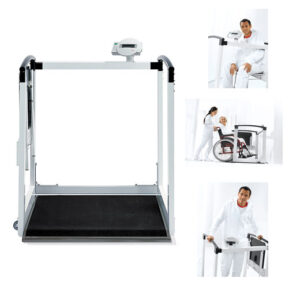 Multifunktions- und Rollstuhlwaage Seca 685 incl. Eichkosten, hohe Tragkraft, Rollentransport