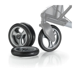 (AV) PUR-Softräder für Topro Troja 2G Rollator, Komplettsatz mit 4 Rädern