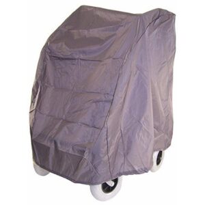 Rollator-Winterset: 1 paar wärmender Handschutz für Ihren Rollator, Schwarz + 1 x Garage aus Nylon für Rollator, Rollatorabdeckung (#1236076)