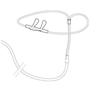 Staudruck-Nasenbrillen (P=10) Einweg-Nasenbrille für Löwenstein SOMNOcheck micro