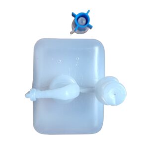 (AV) Sterilwasser AMSure 350ml im geschlossenen System, inkl. O2-Adapter zum Anschluss an Sauerstoffgeräte, steriles Wasser zur Inhalation in der Sauerstofftherapie (unser Respiflo Nachfolgeprodukt)