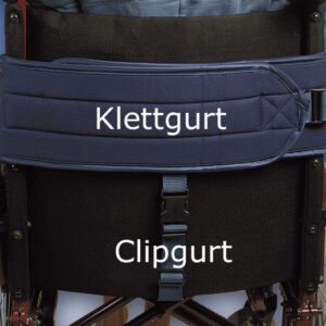 Biocare Sitzhose Klett, für Hüfte und Becken, Patientensicherungssystem, für Personen im Rollstuhl mit instabilem Unterkörper