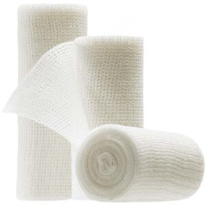 Mollelast 8cm x 4m (K=20 Binden lose), elastische Binde für Fixierverbände aller Art