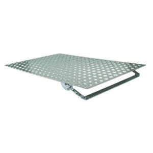Terrassenrampe aus Aluminium, 80cm Breite, höhenverstellbar