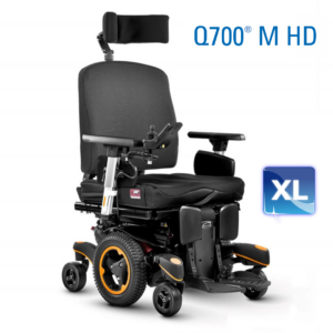 Q700 M HD Elektrorollstuhl XL mit Mittelradantrieb, bis 250kg HD (Heavy Duty) mit Sedeo Pro Sitzsystem (#1236070)