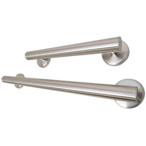 Varioplus A2 Style Edelstahl geschliffen, edles Griffsystem, kleben statt bohren, 30 oder 50cm, Stück