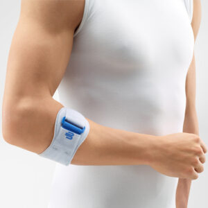 Bauerfeind EpiPoint Titan, Universal Stabilorthese zur Behandlung des Tennisarms (schmerzlindernde Epicondylitis-Spange bei gereizten Sehnenansätzen)