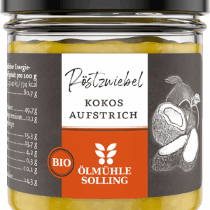 Röstzwiebel Kokos Aufstrich mit 29 % Leinöl 100 g
