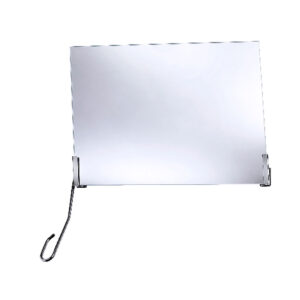 FRELU Kippspiegelgarnitur mit Verstellhebel links, Neigungswinkel 35°, verstärkte Version, für Spiegel bis H=60cm und B=80cm geeignet