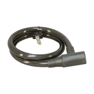 Schloss Gr. L für Rollatoren und Rollstühle, Stahlseil,  ø ca.14mm, Länge ca. 80cm (#1236300)