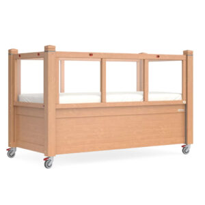 KayserBett TIMMY 1 EasyLift, Kinderbett mit Absenkgitter, Pflege von vier Seiten möglich, Pflegebett für Kinder, die eine Intensivversorgung benötigen