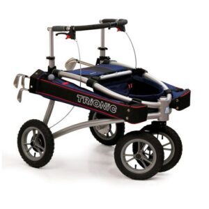 Veloped Golf 12er L Trionic (Körpergröße 185-205cm, Griffhöhe 82-102cm) marineblau/schwarz/rot Rollator