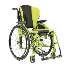 Berollka Sprint AR Aktivrollstuhl, faltbar, für Erwachsene, mit abnehmbaren Beinstützen, SB 32–50cm, ST 34–50cm, bis 120kg