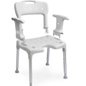 (AV) Etac Swift Duschhocker Duschstuhl, erhältlich in grau, eisblau oder lagoon, Duschschemel, bis 160 kg