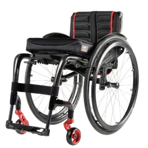 Krypton F Rollstuhl, der faltbare Carbon-Aktivrollstuhl, Gewicht ab 8.3 kg mit Rädern, Transportgewicht (ohne Räder) ab 5.8 kg, einer der leichtesten, mehrfach verstellbarer Faltrollstuhl der Welt ab 8,3 kg*, bis 110kg