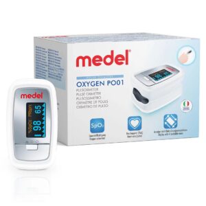 MEDEL OXYGEN Pulsoximeter PO01, Messung Sauerstoffsättigung (SpO2) und Herzfrequenz (Pulsfrequenz)
