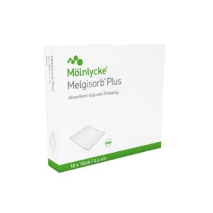 Melgisorb Plus hochabsorbierender Alginatverband 5x5cm (P=10)