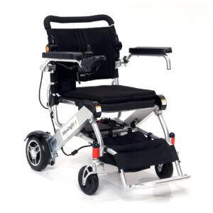 (AV) MovingStar 102 Elektrorollstuhl bis 115kg, faltbar, inkl. 2x Akkus 10Ah, Gewicht 22.9kg