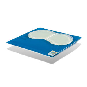 Systam P311CD Duo-Gel-Kissen, für Rollstuhlfahrer, ein qualitativ hochwertiger Elastomer, 42x42cm, Gelkissen für 40-140kg Patientengewicht
