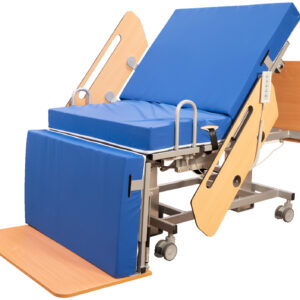 Sitzbett & Aufstehbett RFH 14.200, Holzdekor, Seitenblenden, elektrisch verstellbar, Fernbedienung, bis 185kg Personengewicht