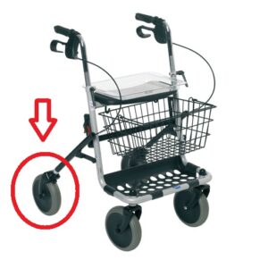 Invacare Ersatzrad für Banjo Rollator (#10255)