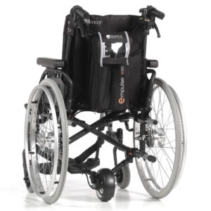 Sunrise Medical R20 faltbare Schiebehilfe inklusive Faltrollstuhl PariX², komplett fertig vormontiert, auspacken und losfahren