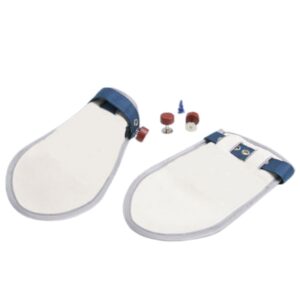 Schutzhandschuhe zur Patientensicherung, 1 Paar, inkl. bioCare Magnetschloss Sicherung (1 Schlüssel, 2 Schlösser) verhindern Selbstverletzung