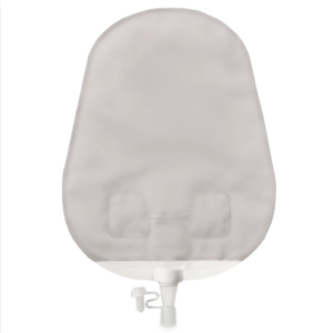 SenSura Mio Konvex Light Soft einteilig Uro Mehrkammerbeutel, Maxi, Stomagröße 10-33mm, Lichtgrau, P=10 Stück