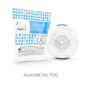 HumidX wasserloser Befeuchter für AirMini (F20 Maske) von Resmed VE = 3 Stück