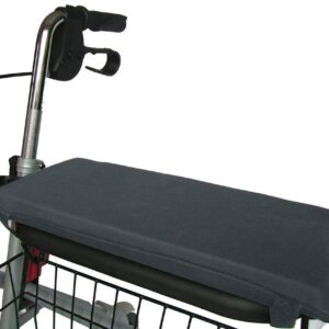 Rollator Sitzkissen gepolstert, schwarz (#14830)