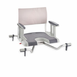 Aquatec Sorrento Badewannensitz mit Drehfunktion, Badewannendrehsitz inkl. Hygieneausschnitt mit Soft-Touch-Oberfläche, inkl. Armlehnen, bis 130kg