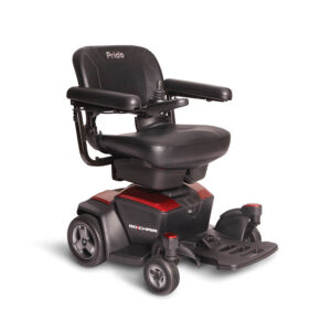 Pride GoChair Elektrorollstuhl, Kompakt, ideal als Wohnraum- oder Reise-E-Rollstuhl, 6 km/h, pannensicher, bis 136kg