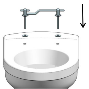 HYTO SAN Toilettenbrille inkl. Deckel, komplett inkl. Edelstahlscharnier zur sicheren Montage, Sitz für Reinigung hochschwenkbar oder komplett abnehmbar, bis 140kg