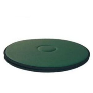 Etac PediTurn Soft Drehscheibe, Drehteller ø40 cm, HMV, verhindert das Überdrehen der Gelenke, weiches Kissen, auch für Benutzer die keine Schuhe tragen, bis 150kg