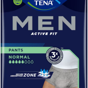 Die neue Tena Men Active Fit Pants Normal grau, HMV, Inkontinenzunterwäsche für Männer,(S/M = 12 Stück) (L/XL = 10 Stück)